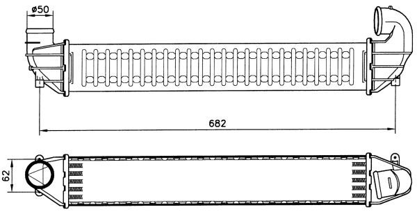 Ladeluftkühler, 0046810021-03