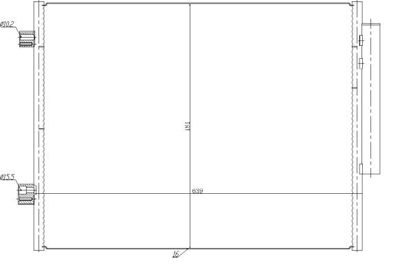 Klimakondensator 0044810248-03 | Alfa Romeo, 50534298