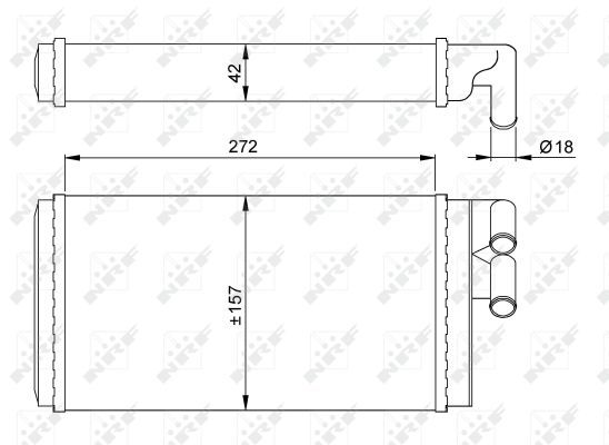 Wärmetauscher, Innenraumheizung - 0046710002-03