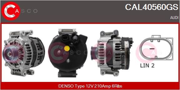 Original Generator - 0000415421-01 | Audi, 06E903024E, 06E903024P, 06E903024EX, 06E903024PX