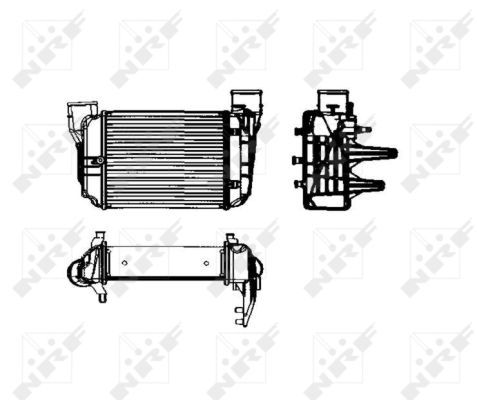 Ladeluftkühler, 0046810291-03 | Audi, Seat, 8E0145805D, 8E0145805L, 8E0145805N, 8E0145805Q