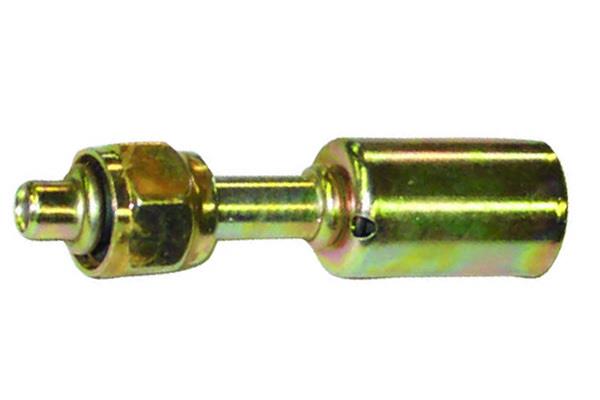 Stahl Fitting | 0°, Schlauchgröße 6