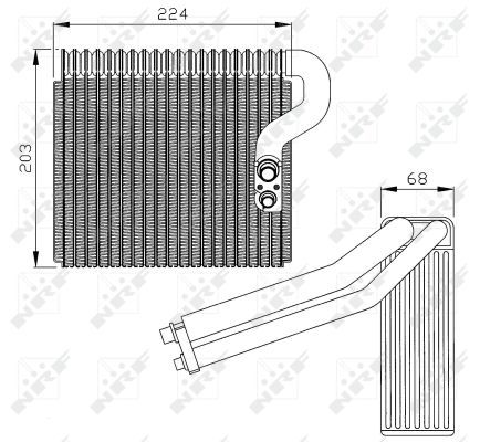 Verdampfer Klimaanlage, 0047110016-03