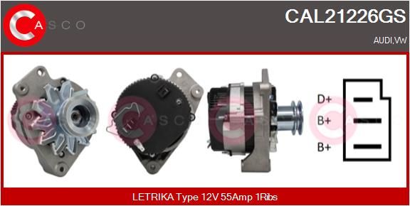 Original Generator Audi, 035903023A, 049903017B, 049903023S, 049903025 | 0000415174-01