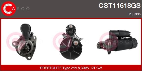 Original Starter Perkins, CV5296, CV65430, OD20399 | 0000214172-01