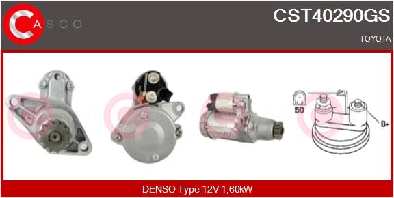 Original Starter - 0000214582-01 | Toyota, 281000H070