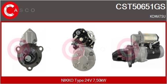 Original Starter - 0000214679-01 | Komatsu, 6008139910, 6008139911