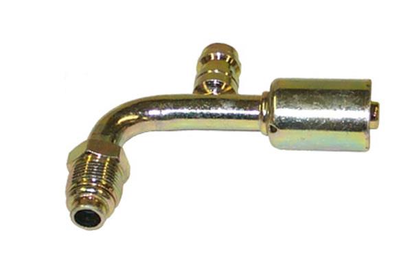 Stahl Fitting | 90°, Schlauchgröße 8