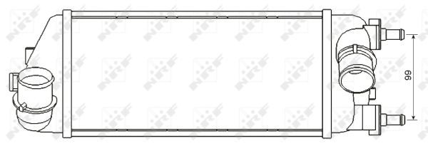 Ladeluftkühler, 0046810163-03 | Fiat, 51930049, 52002837