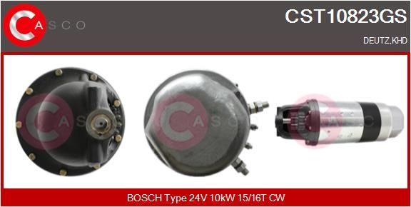 Original Starter Deutz, KHD, 01160290, 1160290, J1R24X10H7623 | 0000214124-01