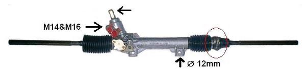 Austausch Lenkgetriebe, 0028610127-02 | Citroën, 4000CV, 96307307