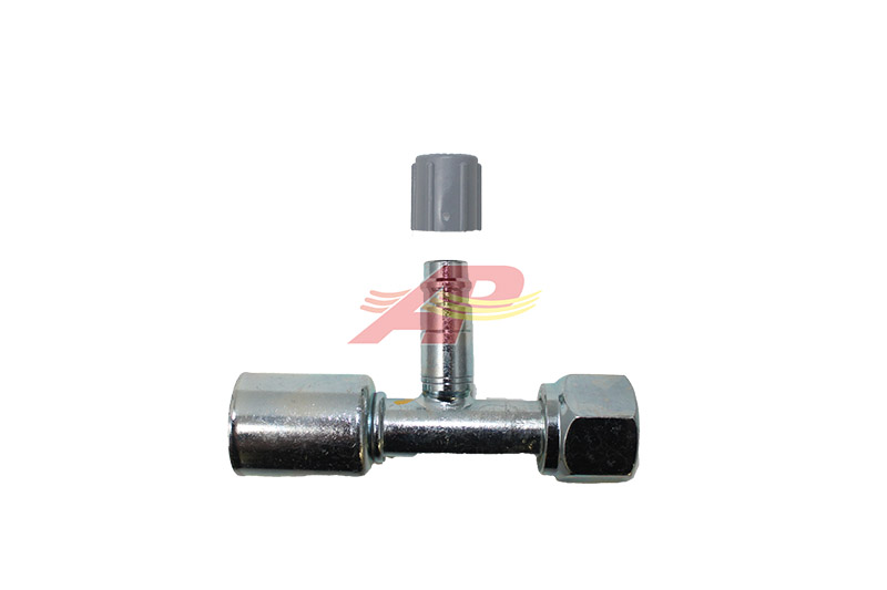 Pressfitting 7/8" O-Ring weiblich, gerade (0°), Stahl, Standard – Kfz-Klimaanlage