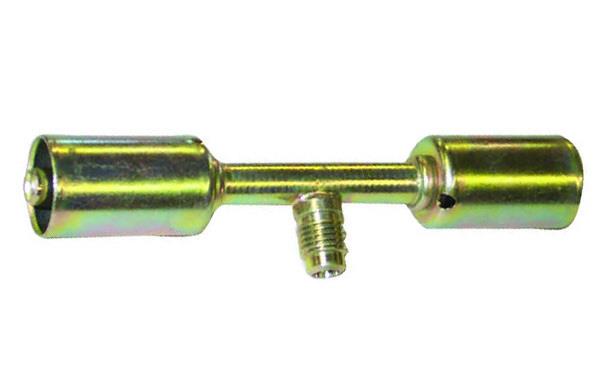 Stahl Fitting | 0°, Schlauchgröße 6