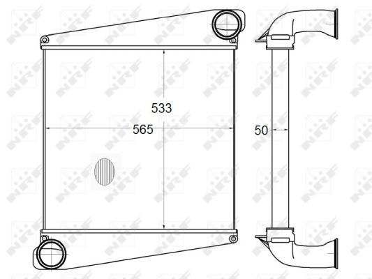 Ladeluftkühler, 0046810284-03 | Volvo, 8113536